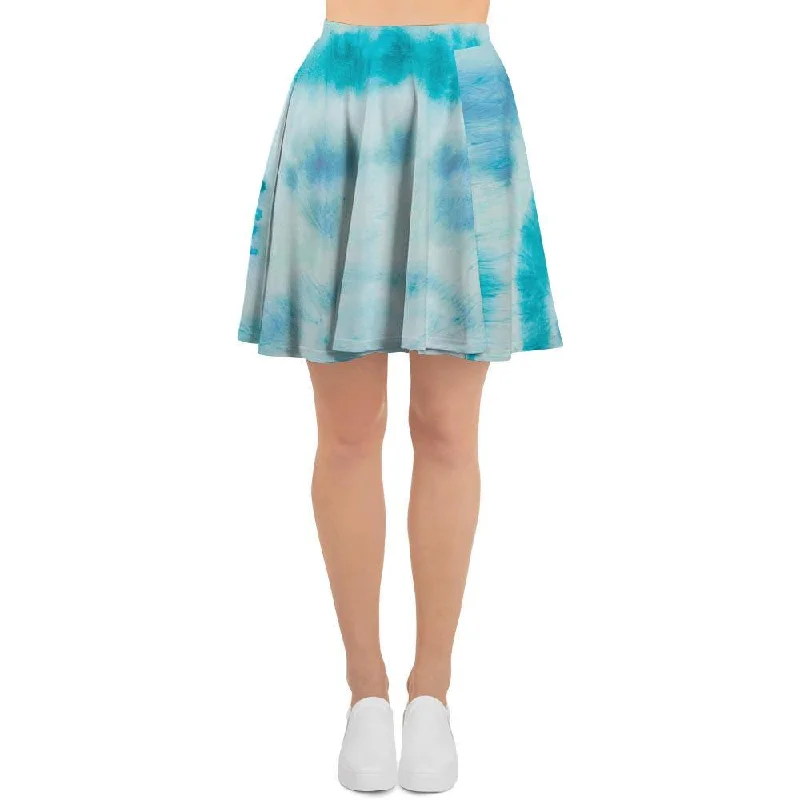 Turquoise Tie Dye Women's Skirt Y2K unclassified skirts