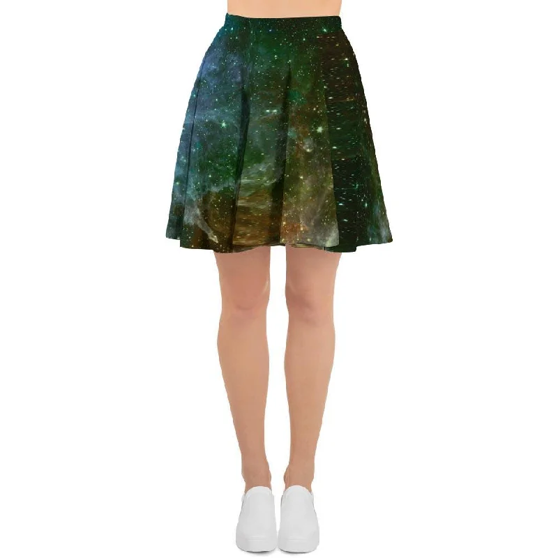 Universe Galaxy Space Women's Skirt Button-front unclassified skirts