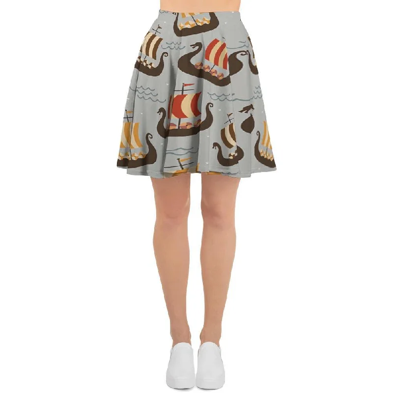 Viking Drakkar Ship Women's Skirt Casual unclassified skirts