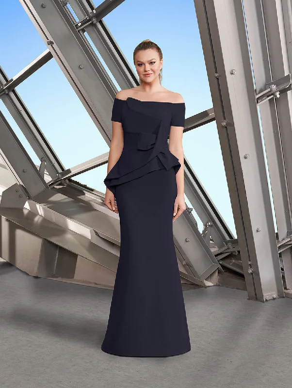 Alexander by Daymor Gown 1150 Navy Office unclassified dresses