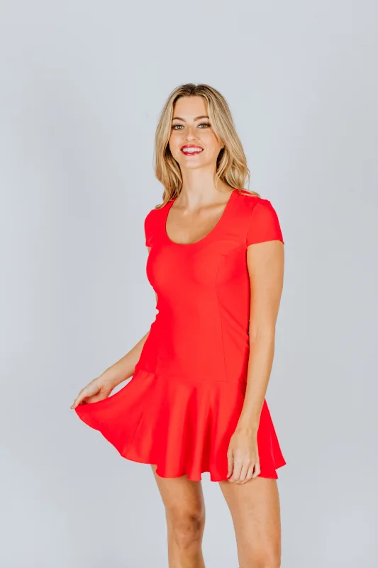 Amanda Uprichard Debby Dress in Fire Fall unclassified dresses