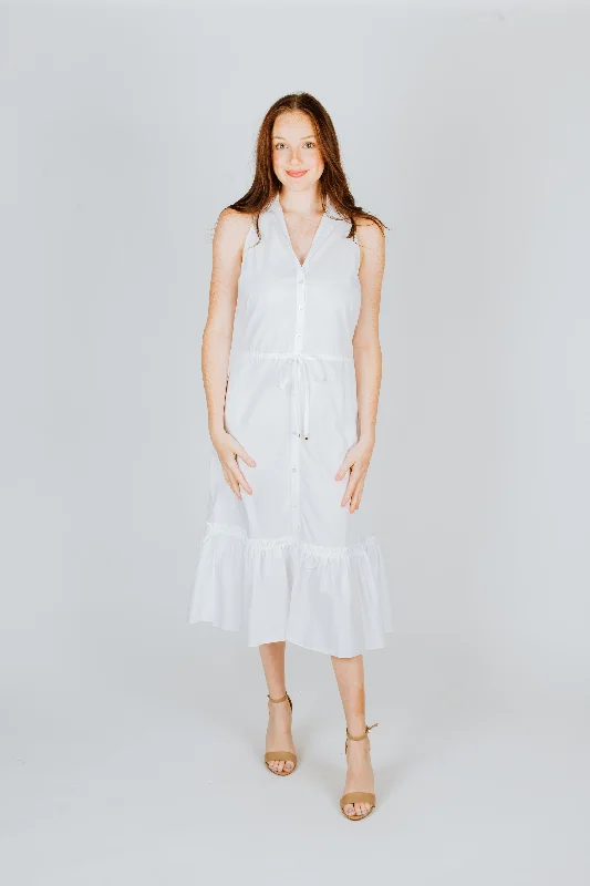 Cara Cara Jaclyn Dress White Minimalist unclassified dresses