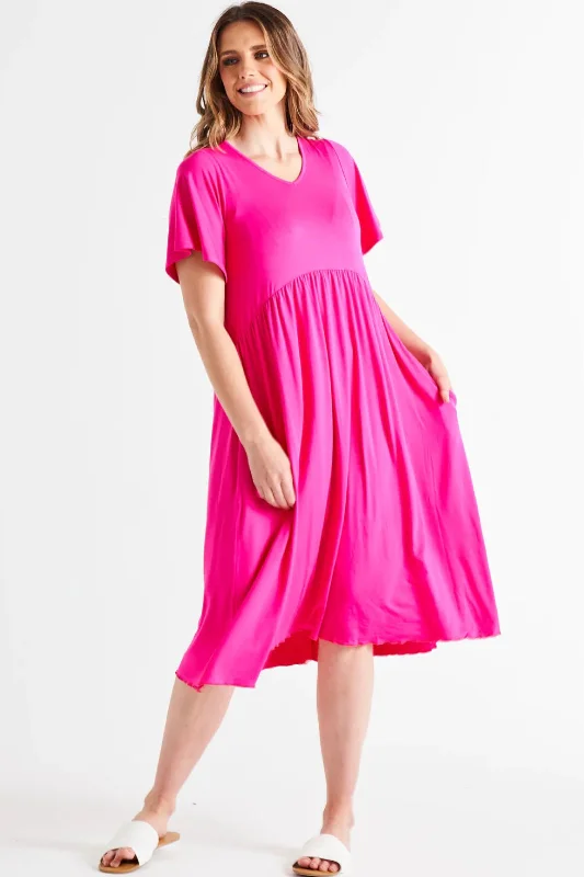 Donna Dress Raspberry Flowy unclassified dresses