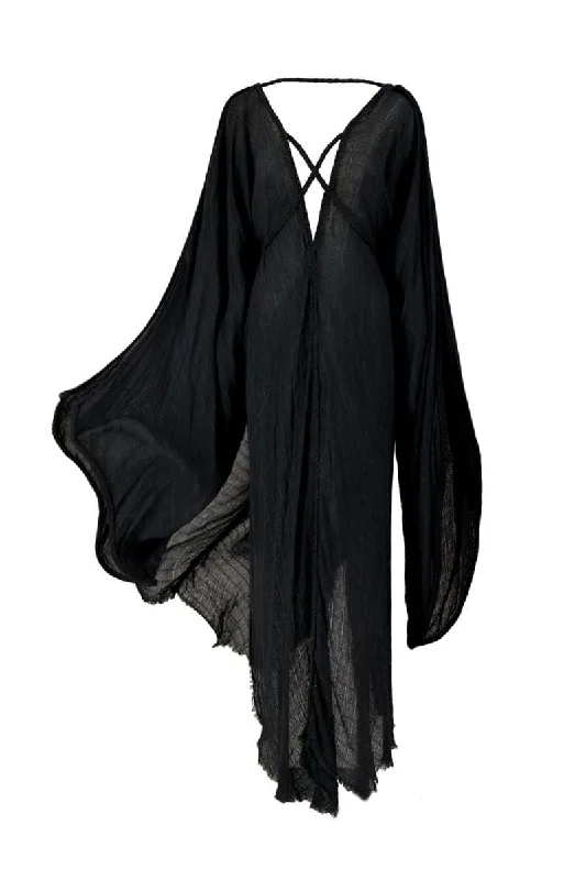 HELIA KAFTAN IN MIDNIGHT Cotton unclassified dresses