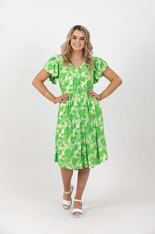 Monterey Dress Green Palm Tulle unclassified dresses