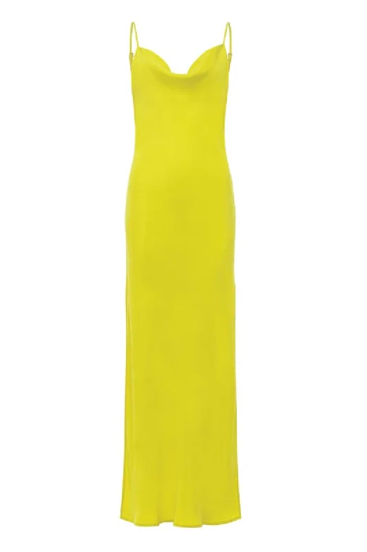 SERENGETI CITRON LOLA SLIP DRESS Flowy unclassified dresses