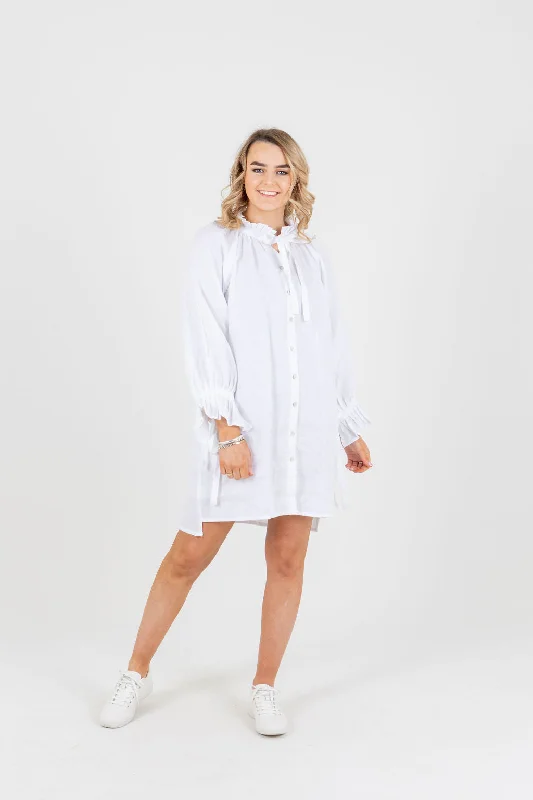 Uma Dress White Casual chic unclassified dresses