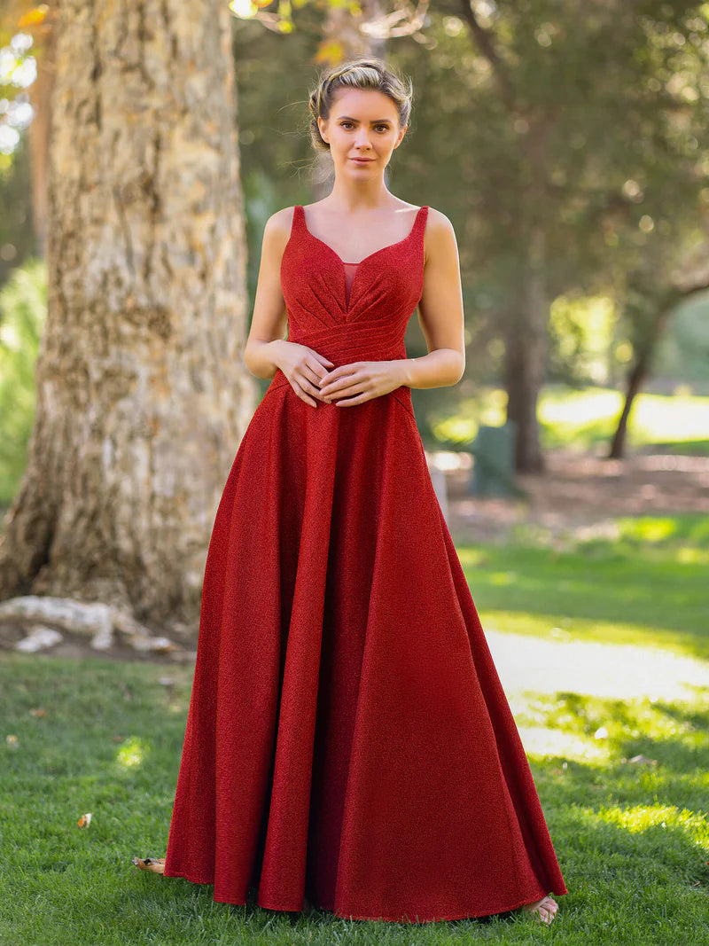 Bridesmaid Dresses Deep V-neck A-line Floor Length Dress Long unclassified dresses