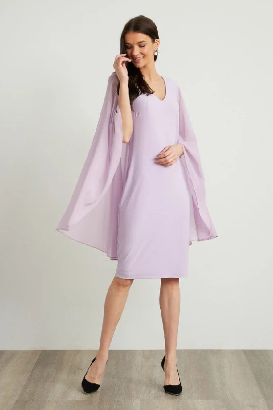 Chiffon Cape Dress Comfortable unclassified dresses