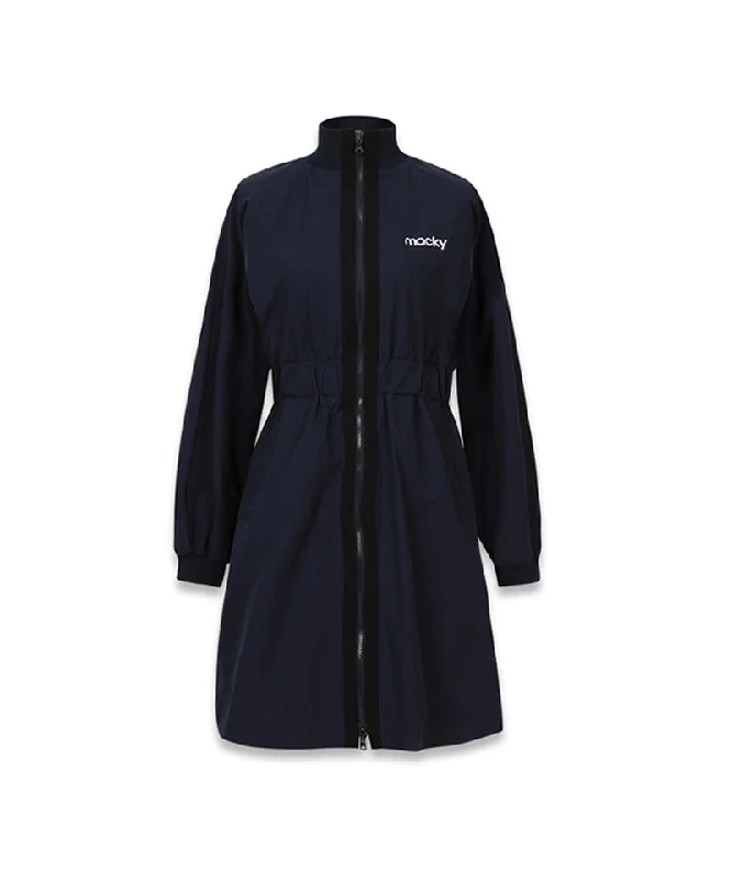 MACKY Golf: Front Zip-up Dress - Navy Floral unclassified dresses