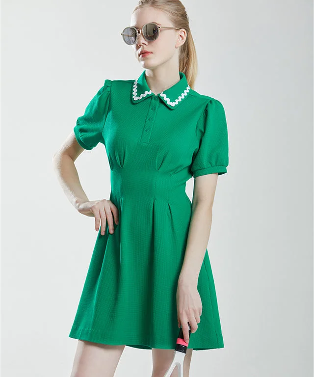 Flow Dress- Green Discounted unclassified dresses