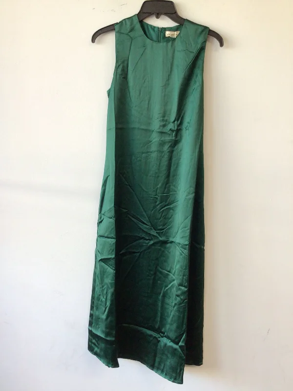 Green Satin Jumper 749 Casual chic unclassified dresses