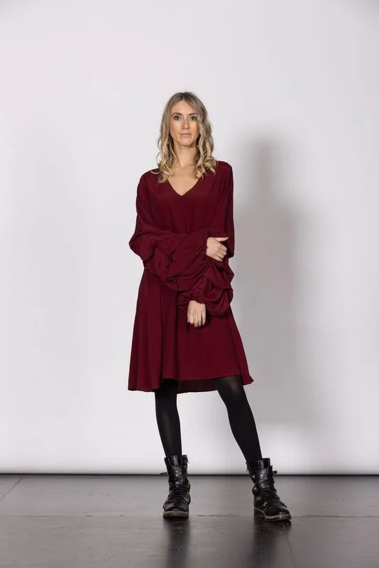 Love Story Reversible Dress - Merlot Comfortable unclassified dresses