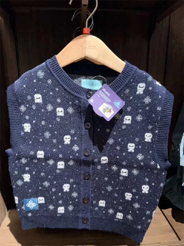 HKDL - World of Frozen All Over Print Snowgies Button Down Knit Tank for Kids Tank Dress Layer