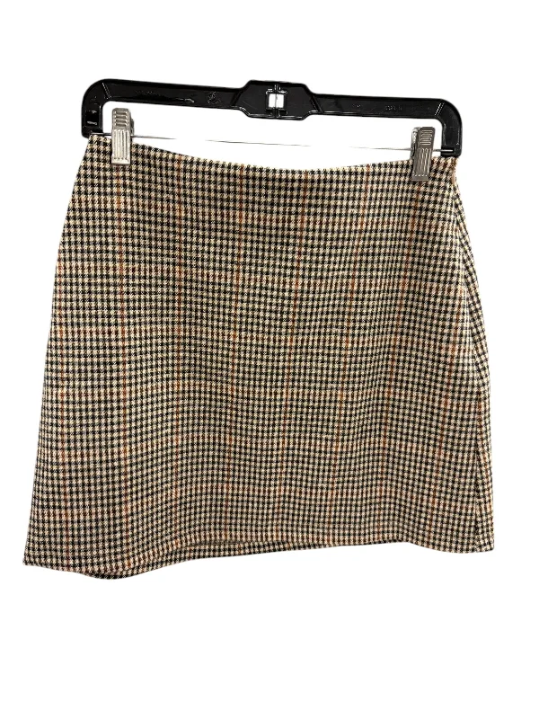 Skirt Mini & Short By Cmc In Black & Brown, Size: S Casual Skater Skirt