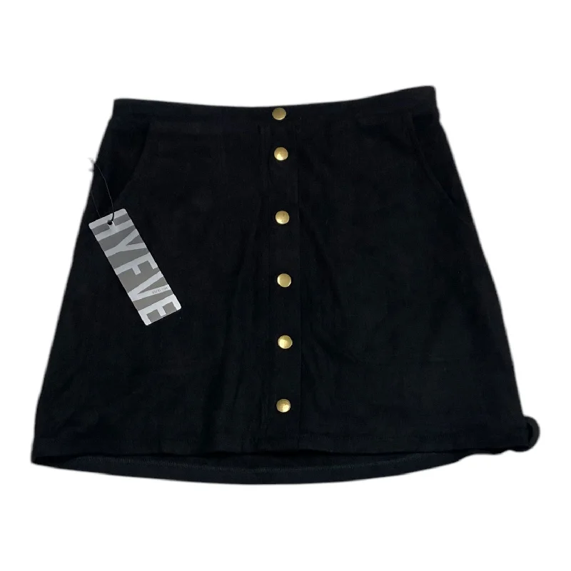 Skirt Mini & Short By Hyfve In Black, Size: 8 Slim Fit Mini Skirt