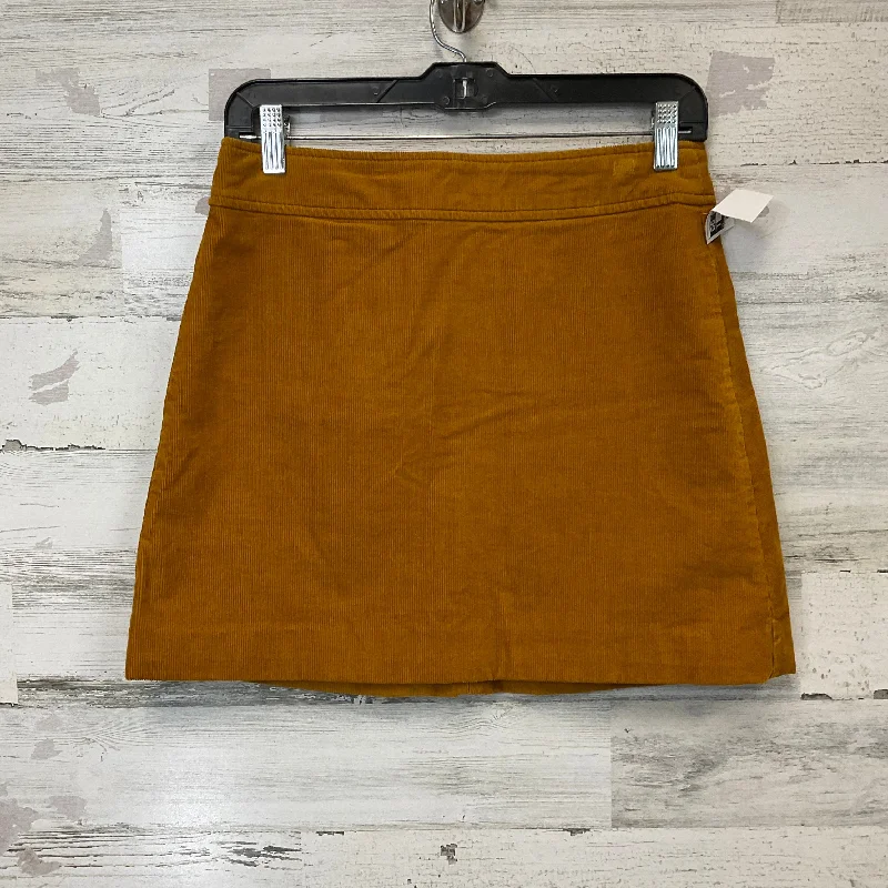 Skirt Mini & Short By J. Crew In Tan, Size: 2 Printed Denim Skirt