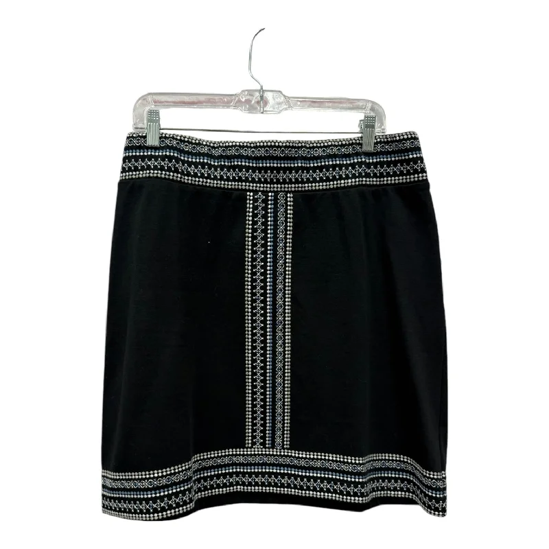 SKIRT MINI & SHORT by J. JILL In BLACK, Size: MP Mini Skirt Style