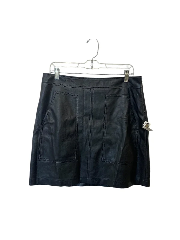 Skirt Mini & Short By Loft In Black, Size: 12 Front Pocket Mini Skirt