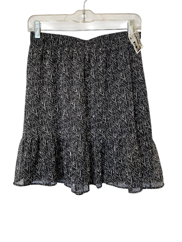 Skirt Mini & Short By Loft In Black, Size: S Fitted Mini Skirt