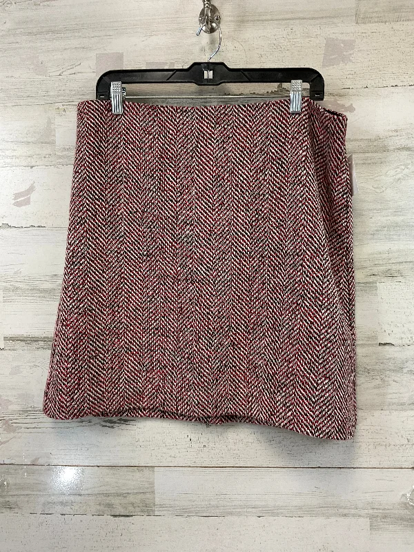 Skirt Mini & Short By Loft In Red, Size: 14p Bodycon Mini Skirt