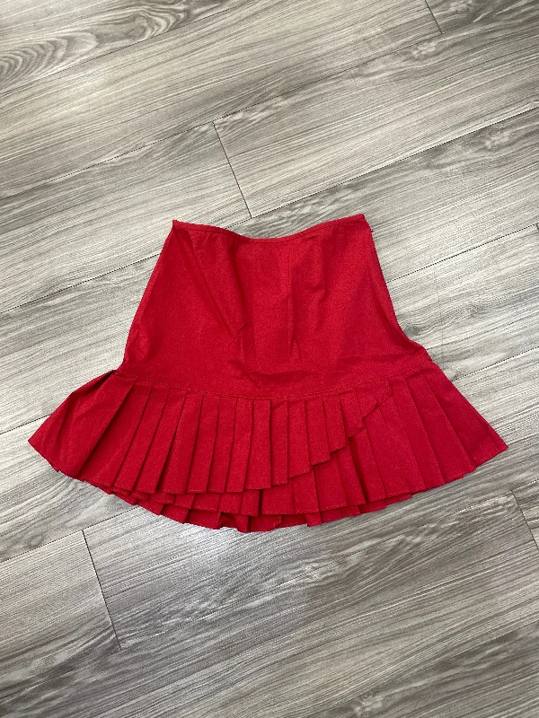 Skirt Mini & Short By Loft In Red, Size: 4 Summer Mini Skirt