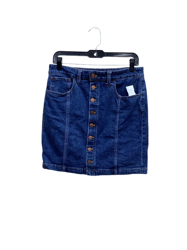 Skirt Mini & Short By Madewell In Blue Denim, Size: 8 Mini Skirt Party