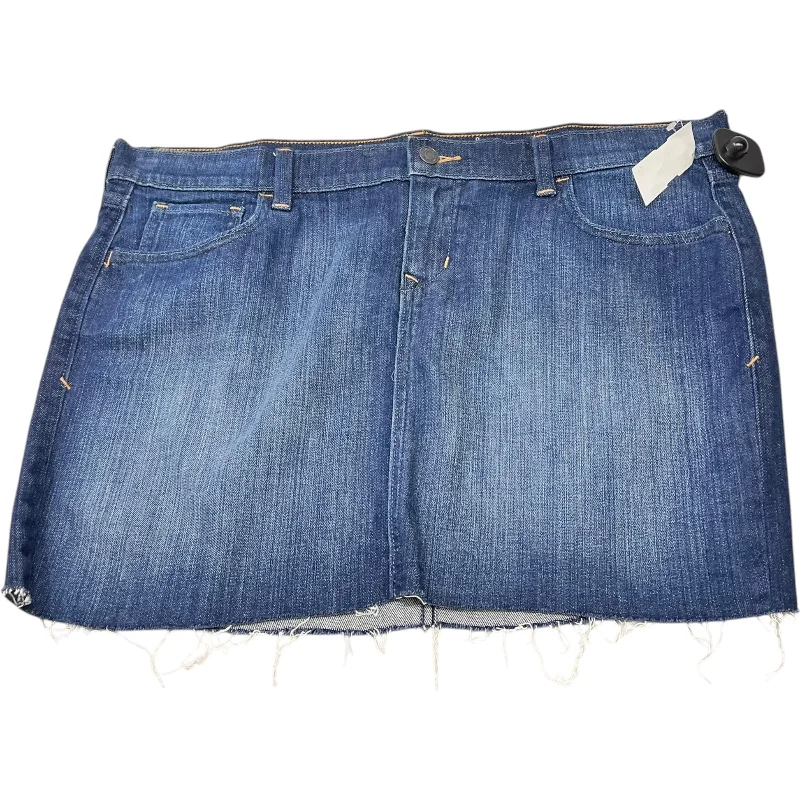 Skirt Mini & Short By Old Navy In Blue Denim, Size: L Tie Waist Mini Skirt