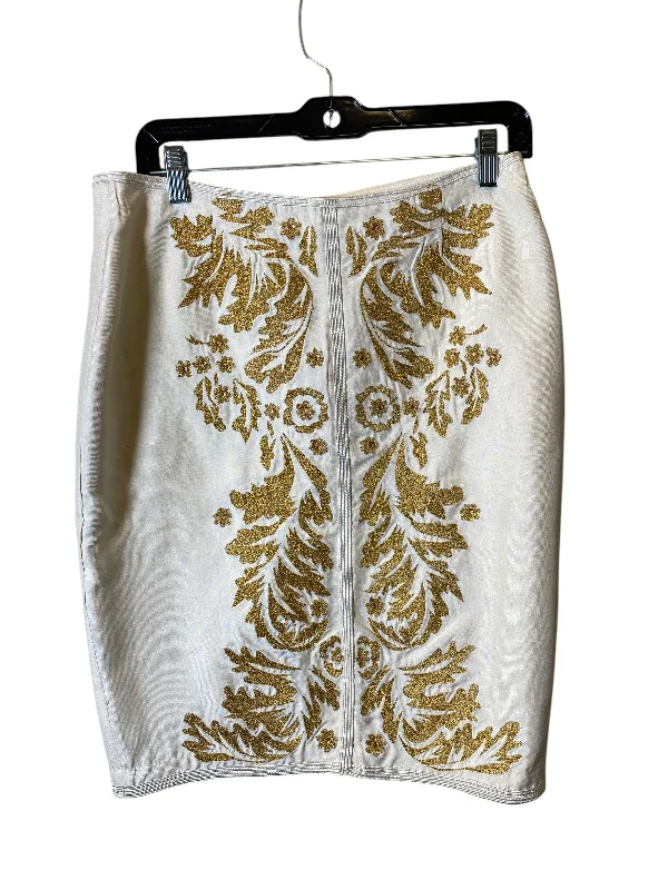 Skirt Mini & Short By Tracy Reese In Cream, Size: M Soft Leather Skirt