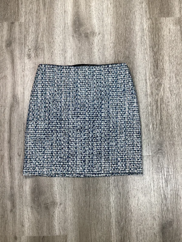 Skirt Mini & Short By White House Black Market In Blue & White, Size: Xs Simple Mini Skirt