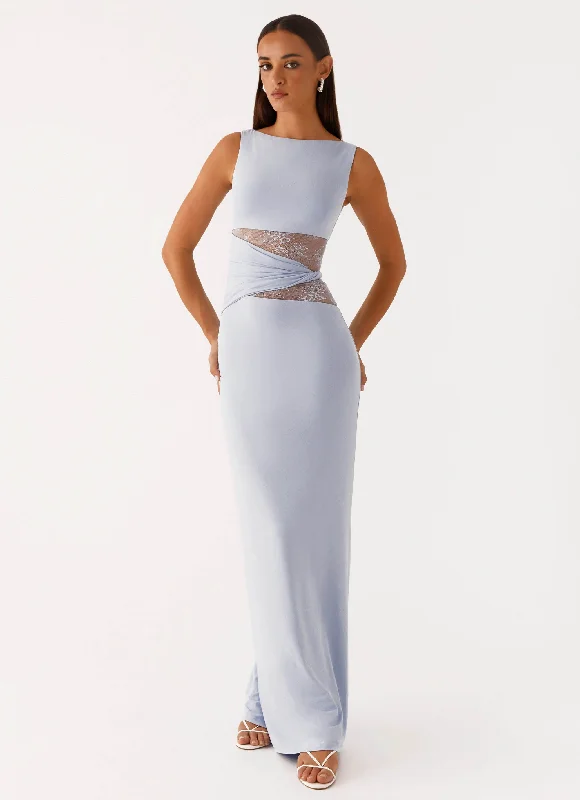 Karma Maxi Dress - Blue Stylish Maxi Skirt