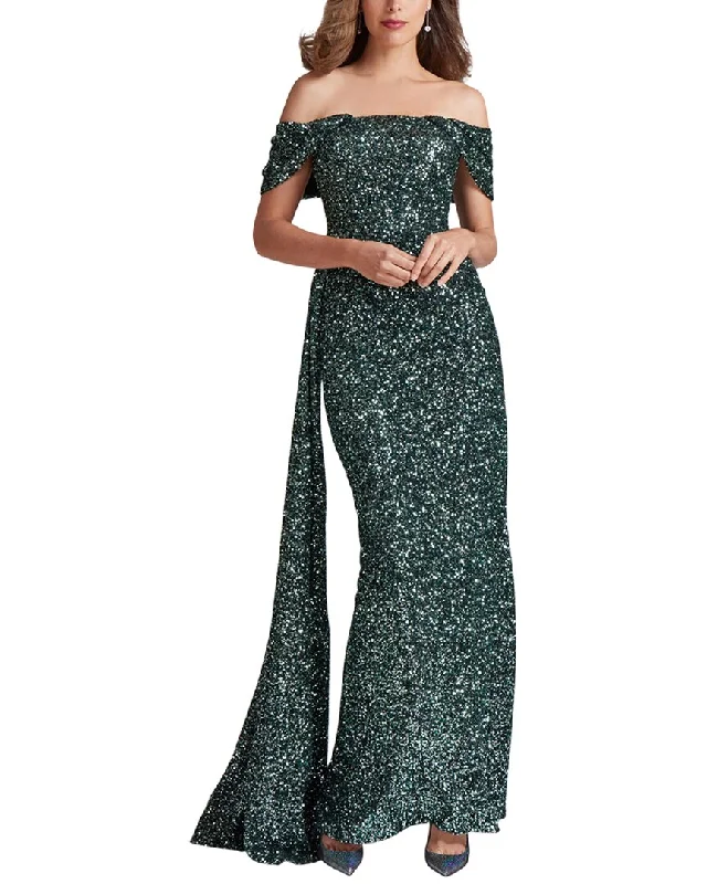 Teri Jon by Rickie Freeman Special Occasion Long Dress Sexy Long Skirt