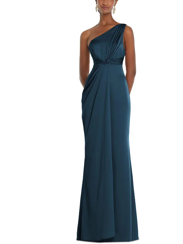 Womens Satin Long Evening Dress Comfortable Long Skirt