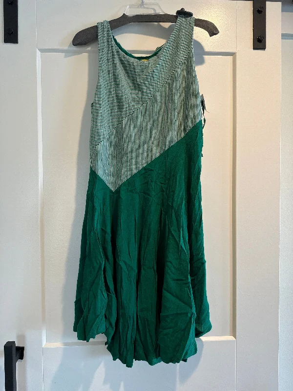 Dress Casual Midi By Maeve In Green, Size: L Lace Trim Midi