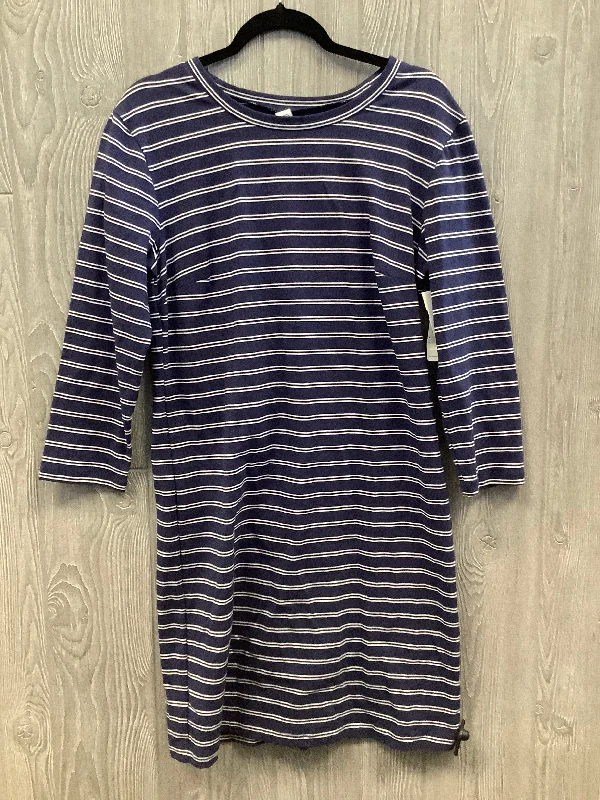 Dress Casual Midi By Old Navy In Striped Pattern, Size: L Midi Skirt Blouse