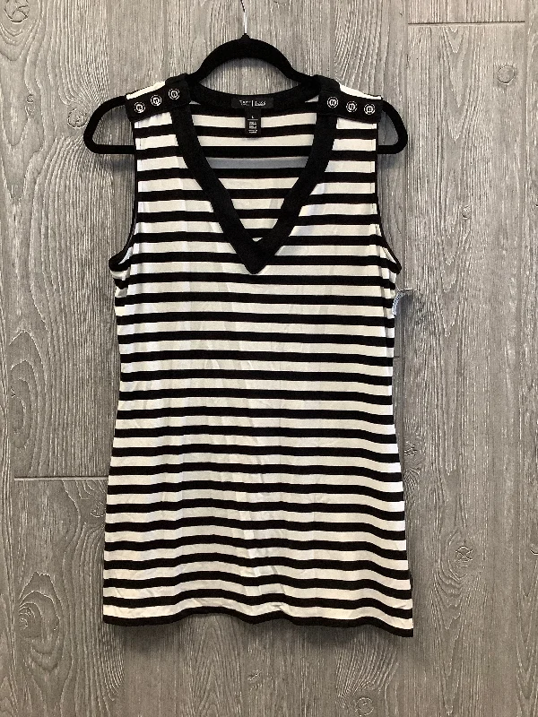 Dress Casual Midi By White House Black Market In Striped Pattern, Size: L Fashion Midi Skirt