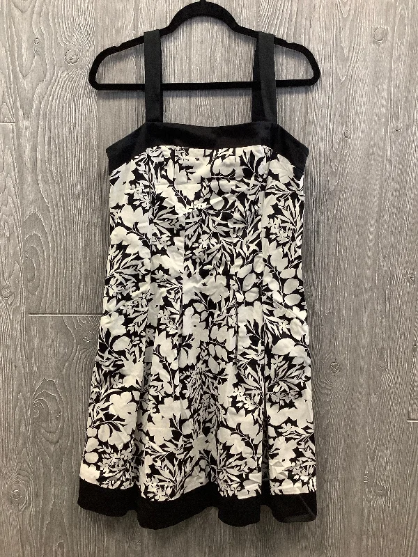 Dress Party Midi By American Living In Black & White, Size: L Bright Midi Skirt