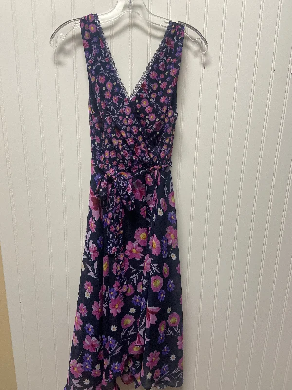 Dress Party Midi By Dkny In Purple, Size: M Casual Midi Outfit