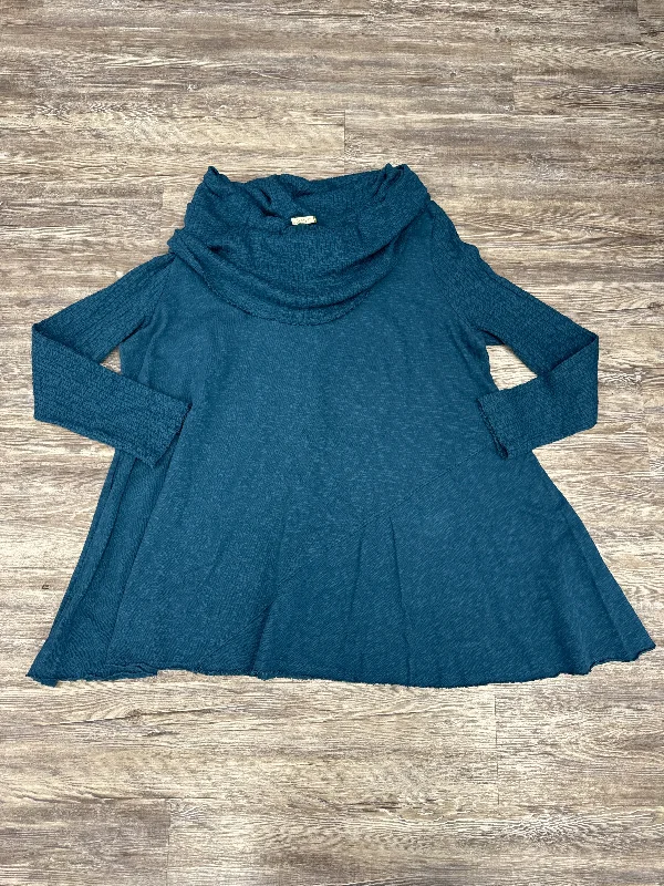 Sweater By Chalet In Teal, Size: 3x High Neck Sweater Dress