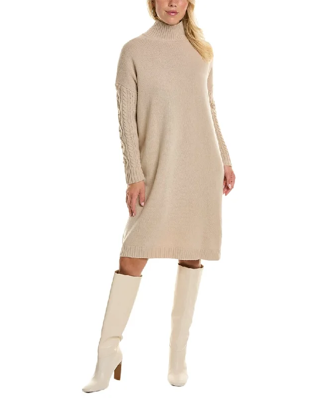 Weekend Max Mara Ricard Wool Sweaterdress Layered Sweater Dress