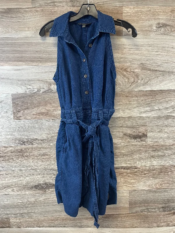 Blue Denim Romper Banana Republic, Size Xs Light Wash Denim Skirt